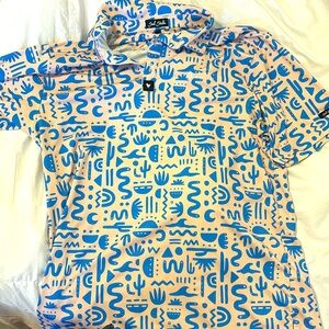 Bad Birdie Golf shirt (size L). custom “Trinity Capital” embroidery